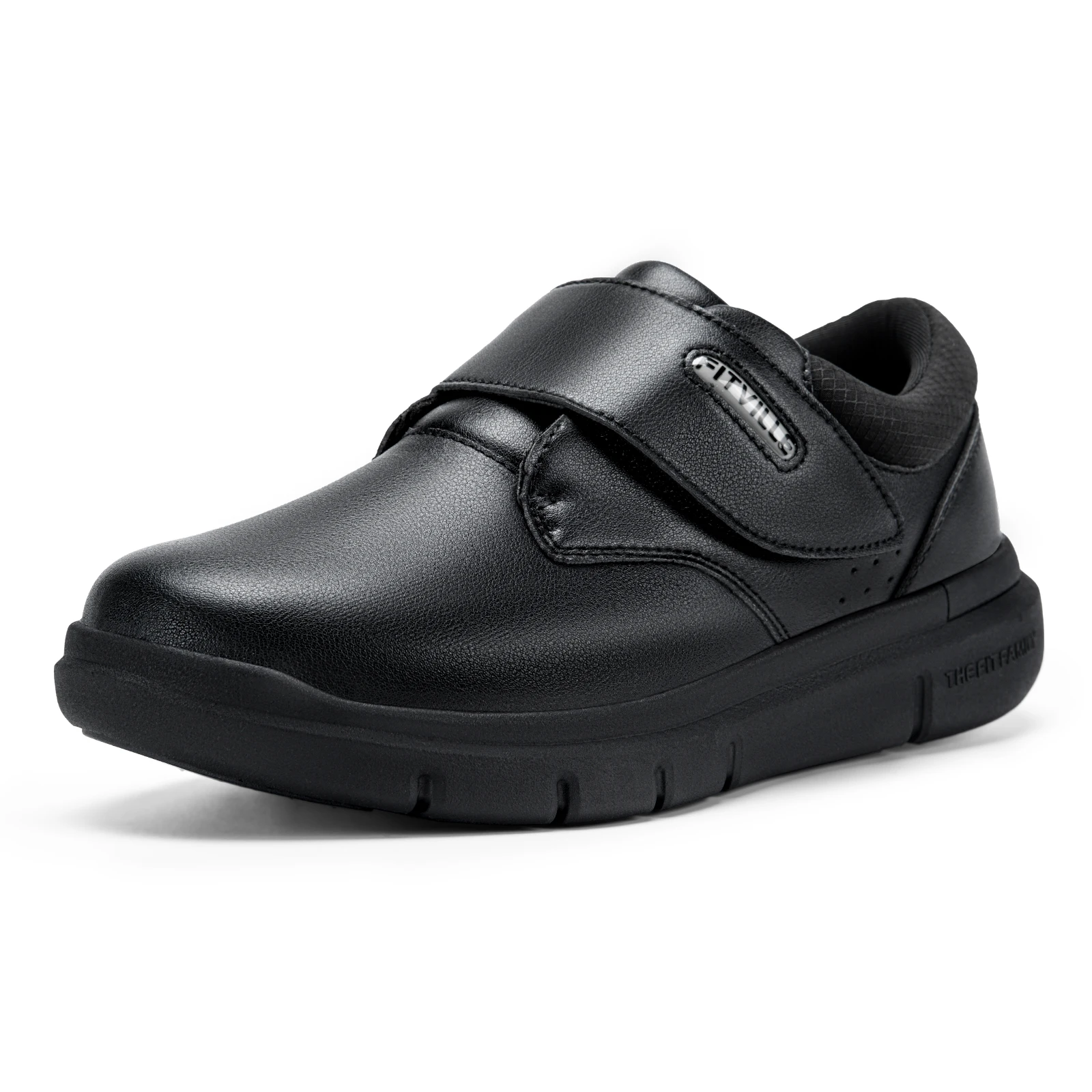 FitVille Diabetic Shoes Extra Wide Comfortable Leather Walking Shoes for Men Orthopedic Dress Shoes Casual Sneakers
