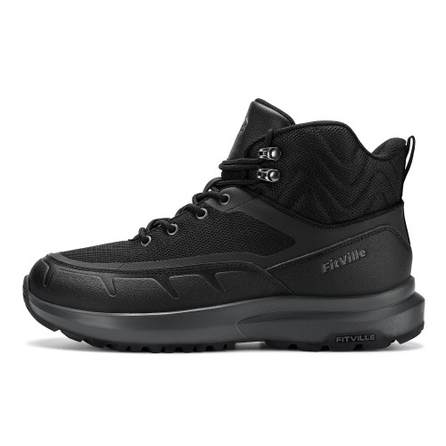 fitville hiking shoes wide mid calf climbing boots water resistant trekking shoes for men with arche support non slip boot Fitville Hiking Shoes Wide Mid Calf Climbing Boots Water-resistant Trekking Shoes for Men with Arche Support Non-Slip Boot