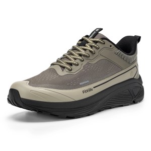 FitVille Extra Wide Men's Sports Shoes Anti-Slip Hiking Trail Running Shoes for Men Cushioning Man Casual Sneakers Size 40-50