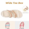 fitville women's sandals wide casual wedges ladies shoes lightweight summer sandal for women slippers comfortable arch support FitVille Women's Sandals Wide Casual Wedges Ladies Shoes Lightweight Summer Sandal for Women Slippers Comfortable Arch Support 6