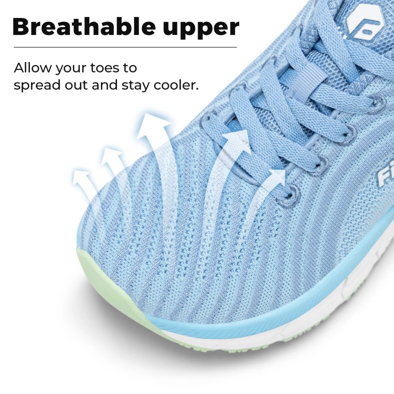Fitville Women's Sports Shoes Breathable Wide Walking Rnning Jogging Shoes for Women Casual Sneakers Lightweight Comfortable 3