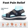fitville women's sandals open toe flat sandals for women arche surport wide casual ladies shoes comfortable fashion flip flops FitVille Women's Sandals Open Toe Flat Sandals for Women Arche Surport Wide Casual Ladies Shoes Comfortable Fashion Flip Flops 4
