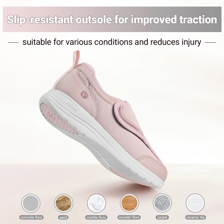 fittington women‘s diabetic shoes wide fully adjustable straps easytop wings diabetic woman shoes for edema&swollen feet Fittington Women‘s Diabetic Shoes Wide Fully Adjustable Straps EasyTop Wings Diabetic Woman Shoes For Edema&Swollen Feet 4