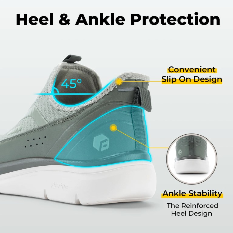fitville men's shoes wide toe walking shoes for men breathable arch support casual sport sneakers for foot pain relief cushioned FitVille Men's Shoes Wide Toe Walking Shoes for Men Breathable Arch Support Casual Sport Sneakers for Foot Pain Relief Cushioned 4