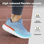 Fitville Women's Sports Shoes Breathable Wide Walking Rnning Jogging Shoes for Women Casual Sneakers Lightweight Comfortable 4
