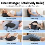 Versatile massage pillow for full body relief