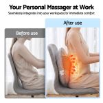 Office chair back massager before and after use