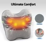 Heated breathable ergonomic cushion with mesh fabric