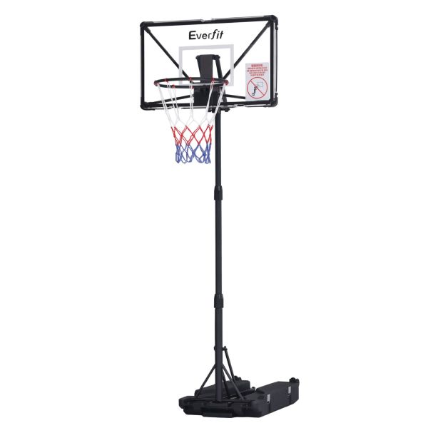 Portable Everfit basketball hoop with adjustable stand