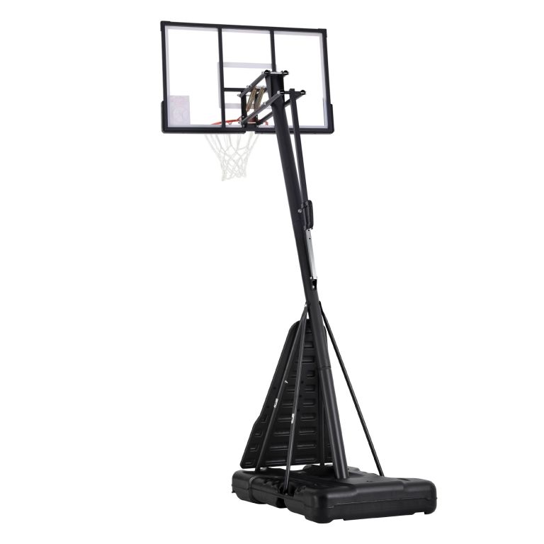 everfit 3.05m basketball hoop stand system portable height adjustable net ring Portable basketball hoop with adjustable stand and base