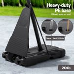 everfit 3.05m basketball hoop stand system portable height adjustable net ring Heavy-duty basketball base filled with water or sand