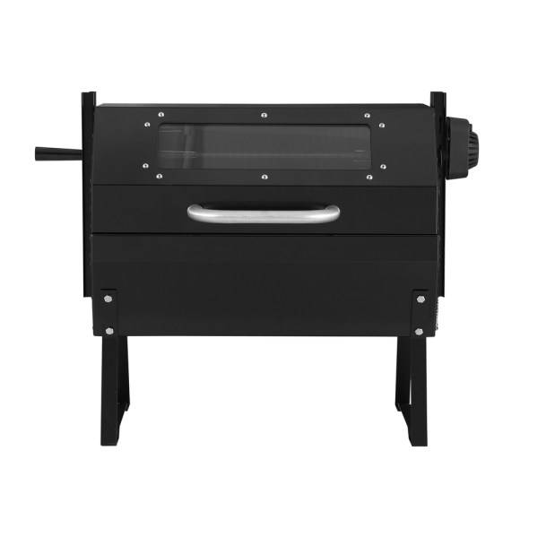 grillz bbq grill charcoal electric smoker roaster Black metal charcoal grill with viewing window