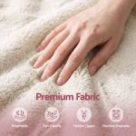 Hand touching soft premium plush fabric
