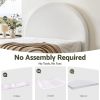 artiss queen size headboard for bed frame boucle fabric no assembly vacuum compressed soft backrest with removable washable cover 171cm wide Minimalist bedroom with upholstered headboard and bedside decor