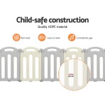 Child-safe HDPE playpen panels with 6cm gaps