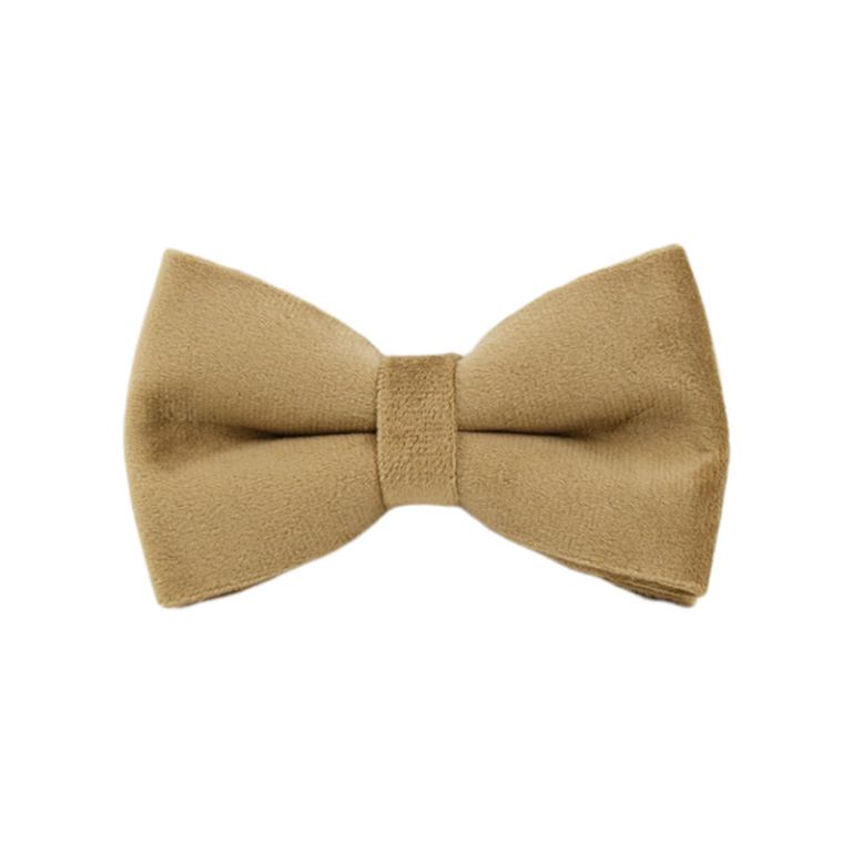 download 34 6eba4d74 86f4 4b23 b71e b2d5e77b2e9c.jpg Beige suede bow tie on white background