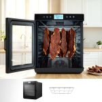 fd e rack 383b 00.jpg Meat strips drying in electric food dehydrator