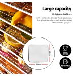devanti 10 trays food dehydrator with stainless steel tray Stainless steel dehydrator trays with sliced fruit