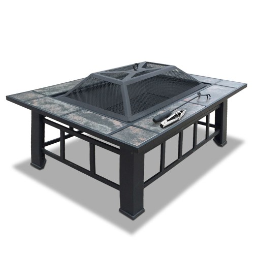 fpit bbq 3in1 9444 ice 00.jpg Square outdoor fire pit table with mesh cover