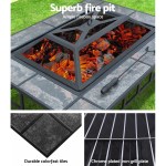 grillz fire pit bbq grill ice bucket 3 in 1 table Outdoor fire pit table with mesh cover