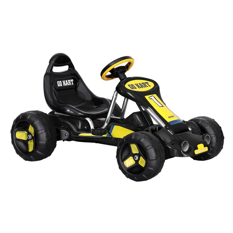 gkrt f1d bk 139268 00.jpg Black and yellow kids go kart