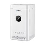 devanti ultrasonic humidifier air purifier top fill auto humidity 3.5l white Devanti dehumidifier with digital humidity display