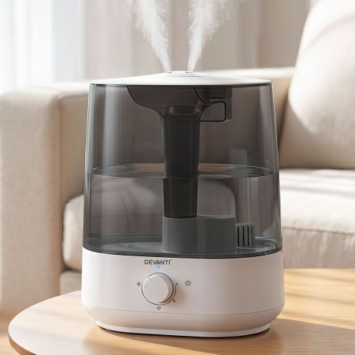 hm 6l knob whbk 00.jpg Devanti humidifier releasing mist on table