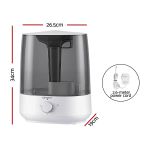 Devanti humidifier with dimensions and power cord length