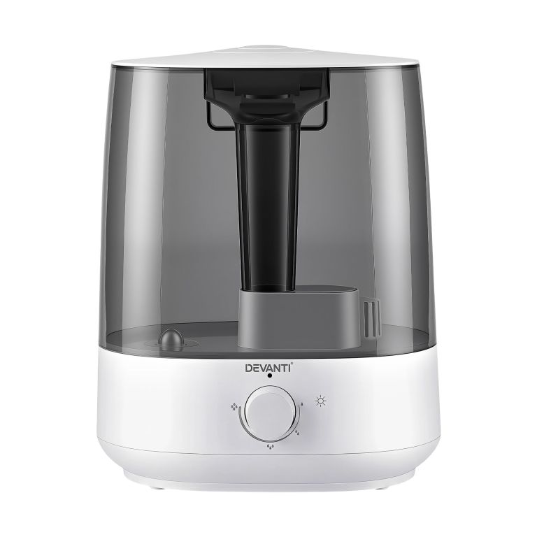 Devanti ultrasonic humidifier with transparent water tank