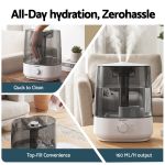 Devanti humidifier with top-fill and mist output