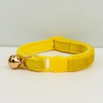 image 1 Bright yellow cat collar with bell