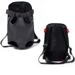 Grey and black pet carrier backpack