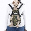 image 2 Small dog in camouflage front pet carrier