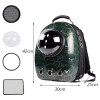 image 3 Green pet carrier backpack with bubble window