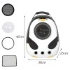 image 3 Penguin-shaped pet carrier backpack with bubble window