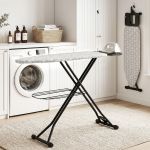 artiss foldable ironing board with iron rest ironing board for laundry room arrow Modern laundry with ironing board and washing machine