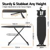 artiss foldable ironing board with iron rest ironing board for laundry room Adjustable ironing board with seven height settings