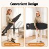 artiss foldable ironing board with iron rest ironing board for laundry room Woman folding lightweight portable ironing board indoors
