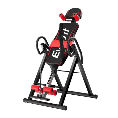 ivt 6315 bk 00.jpg Black and red inversion table fitness equipment