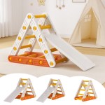 Indoor toddler slide and climbing frame set
