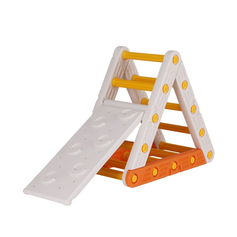 Children’s plastic slide and climbing frame set