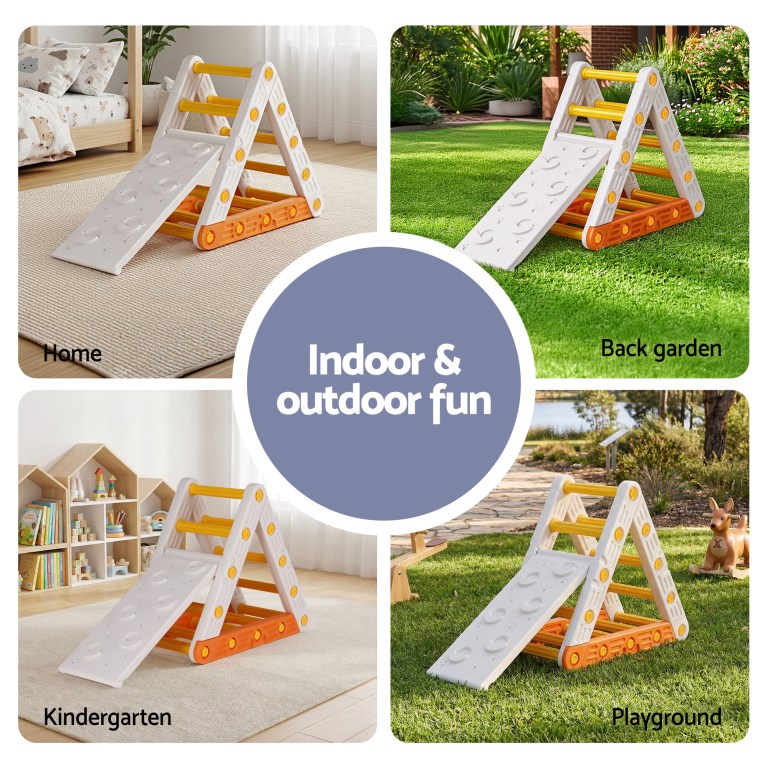 Toddler slide for indoor and outdoor use