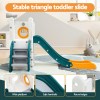 Stable triangle toddler slide for indoor play