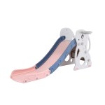 Pastel pink and blue children’s indoor slide