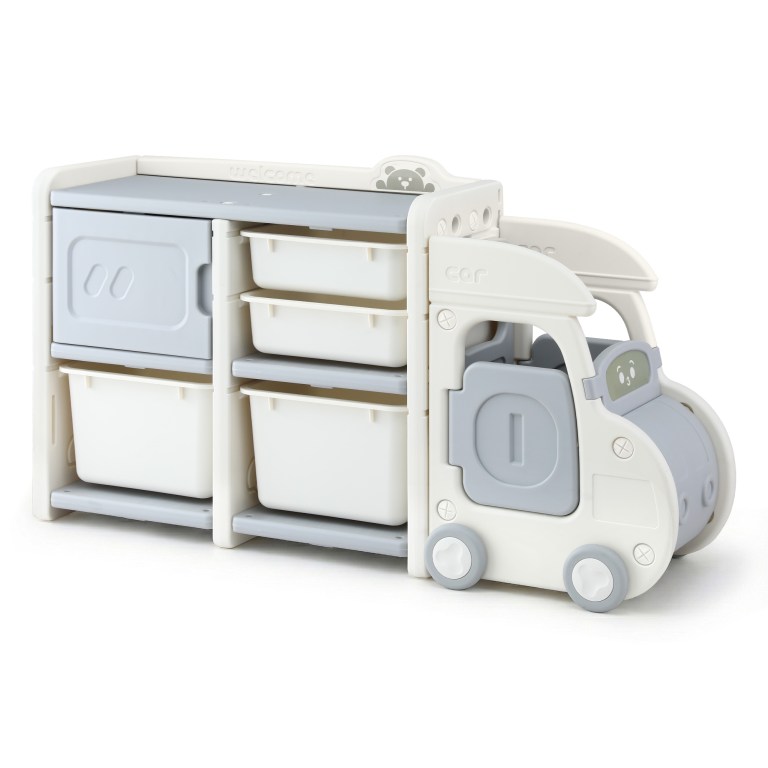 kps toy2t 4bin bg 202601081300 00.jpg Children’s toy storage unit with car design