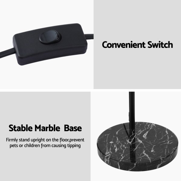 Inline switch and marble lamp base