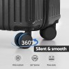 Suitcase with 360-degree spinner wheels