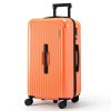 lug abs truk 28 or 202603121826 00.jpg Bright orange hard-shell suitcase with spinner wheels
