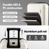 ABS and PC hard-shell suitcase construction diagram