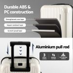 ABS and PC hard-shell suitcase construction diagram